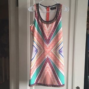 Multi colored mini dress